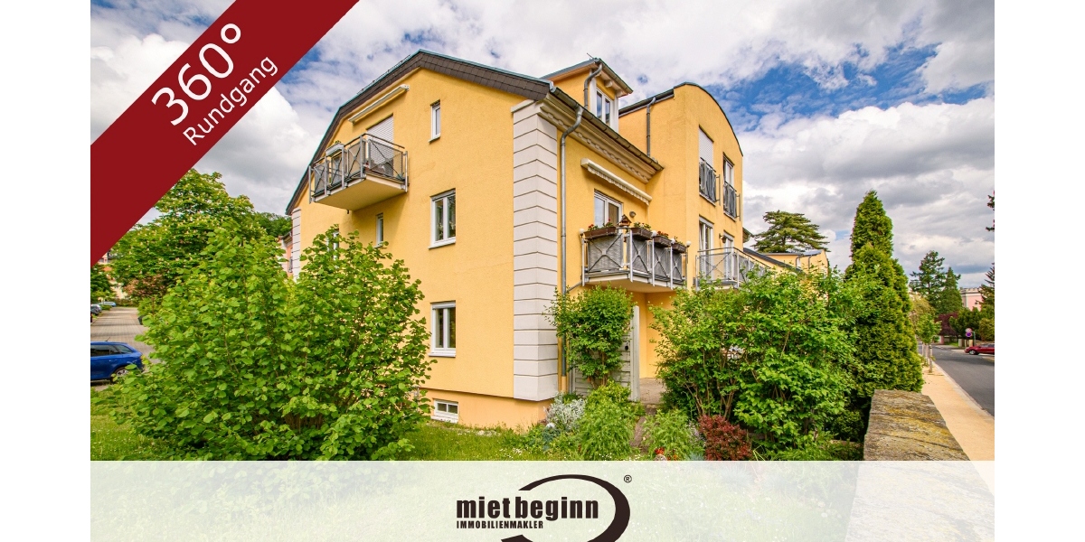NEU MODERNISIERT – TERRASSE – GARTENANTEIL – DUSCHBAD MIT FENSTER – PKW-STELLPLATZ - Terrassenwohnung Radebeul Radebeul | Angebot:26760178