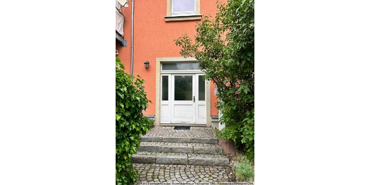 Blick separater Eingang