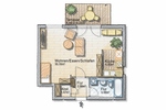HELL & FREUNDLICH – BEZUGSFREI – GROSSE TERRASSE – WANNENBAD – TG-PARKER - Terrassenwohnung Dresden Strehlen | Angebot:25806752