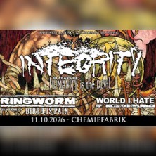 Integrity + Ringworm + World I Hate 11.10.2026 Chemiefabrik Dresden