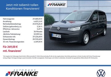 VW Caddy 15.500 km 29.679 &euro; Radeberg 01454